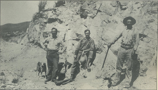 Miners at Pala Chief Mine photo image